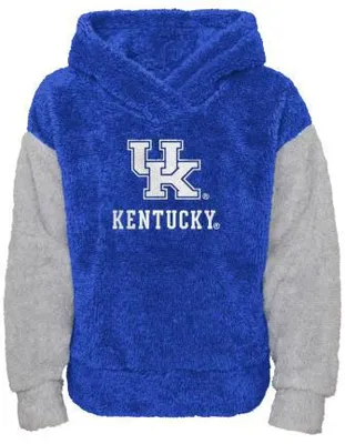 Gen2 Little Girls' Kentucky Wildcats Blue Fleece Teddy Hoodie