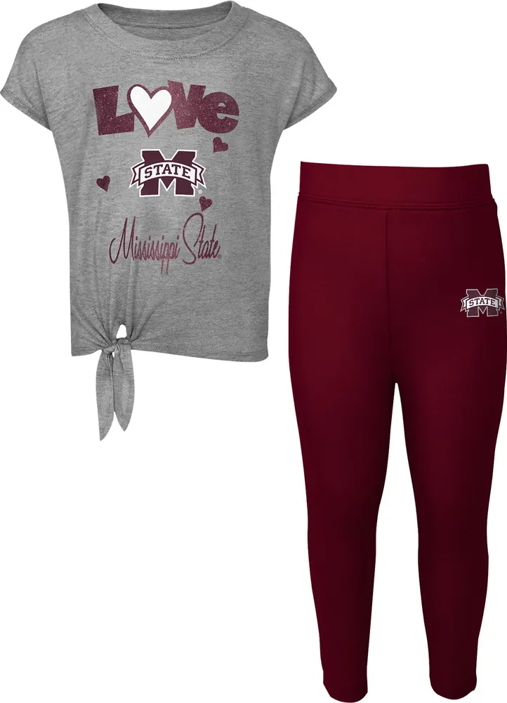 Gen2 Little Girls' Mississippi State Bulldogs 4Ever Love 2-Piece Set