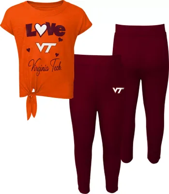 Gen2 Little Girls' Virginia Tech Hokies 4Ever Love 2-Piece Set