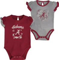 Gen2 Infant Alabama Crimson Tide 2 Much Love 2-Piece Creeper Set