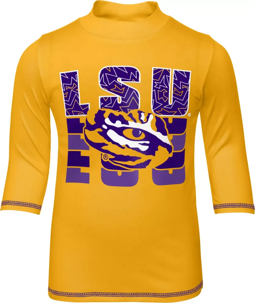 Gen2 Toddler LSU Tigers Gold Long Sleeve Rash Guard