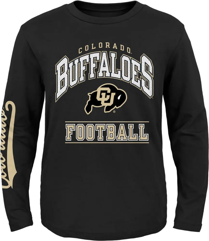 Gen2 Youth Colorado Buffaloes Black Big Timer Long Sleeve T-Shirt