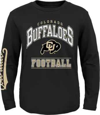 Gen2 Youth Colorado Buffaloes Black Big Timer Long Sleeve T-Shirt