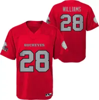 Gen2 Youth Ohio State Buckeyes Miyan Williams #3 Scarlet Replica Jersey