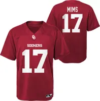 Gen2 Youth Oklahoma Sooners Marvin Mims Jr. Crimson Replica Jersey