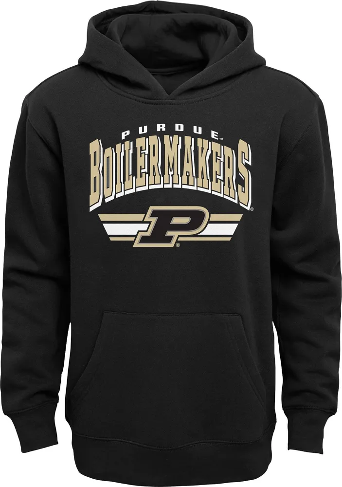 Gen2 Youth Purdue Boilermakers Black MVP Pullover Hoodie