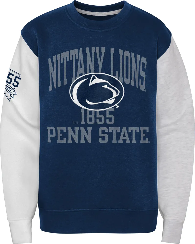 Gen2 Youth Penn State Nittany Lions Blue Crew Pullover Sweatshirt