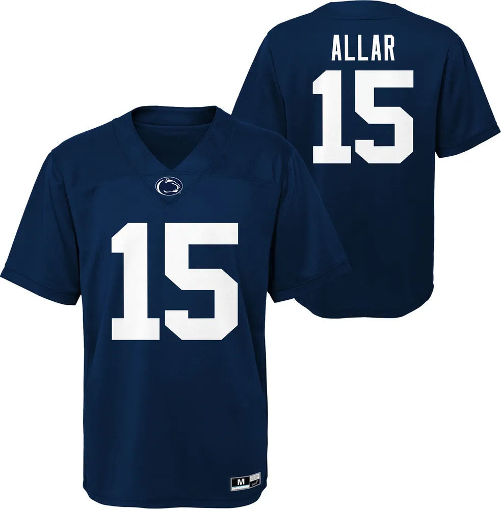 Gen2 Youth Penn State Nittany Lions Drew Allar #15 Blue Replica Jersey