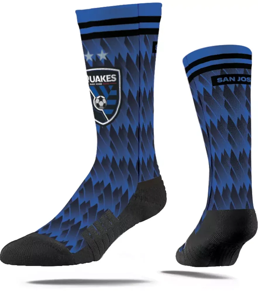 Strideline San Jose Earthquakes 2023 Kit Wear Crew Socks