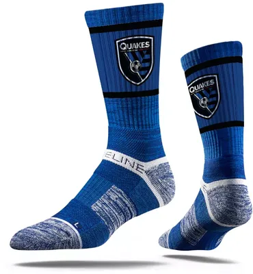 Strideline San Jose Earthquakes Fashion Logo Crew Socks