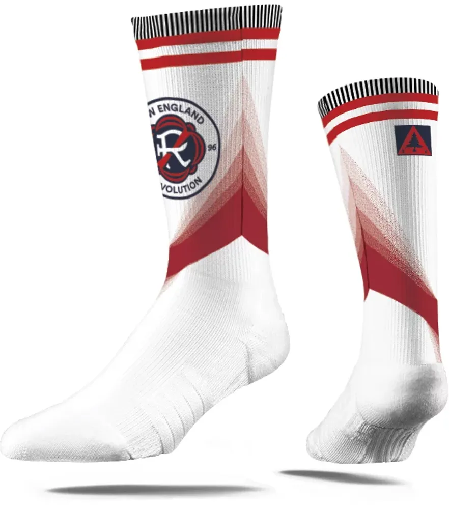 Strideline New England Revolution 2023 Kit Wear Crew Socks