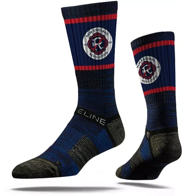 Strideline New England Revolution Fashion Logo Crew Socks