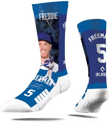 Strideline Men's Los Angeles Dodgers Freddie Freeman Montage Sock