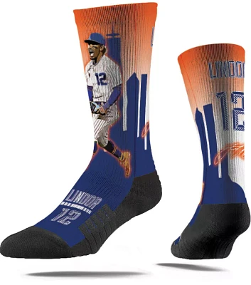 Strideline Men's New York Mets Francisco Lindor Hometown Hero Sock