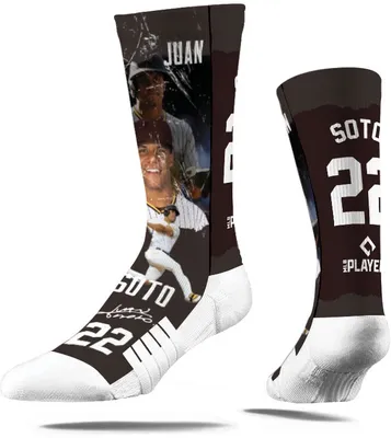 Strideline Men's San Diego Padres Juan Soto Montage Sock