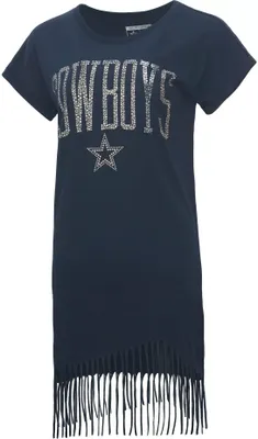 Lauren James Women's Dallas Cowboys Navy Fringe Dress