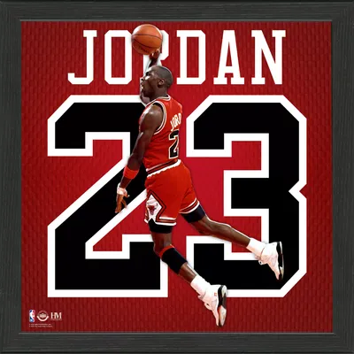 Highland Mint Chicago Bulls Michael Jordan Impact Jersey Photo Frame