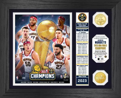 Highland Mint 2023 NBA Champions Denver Nuggets Champions Banner Photo Mint