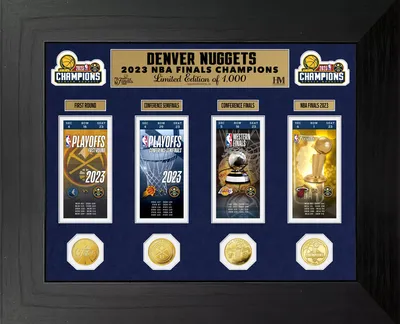 Highland Mint 2023 NBA Champions Denver Nuggets Deluxe Ticket Photo Mint