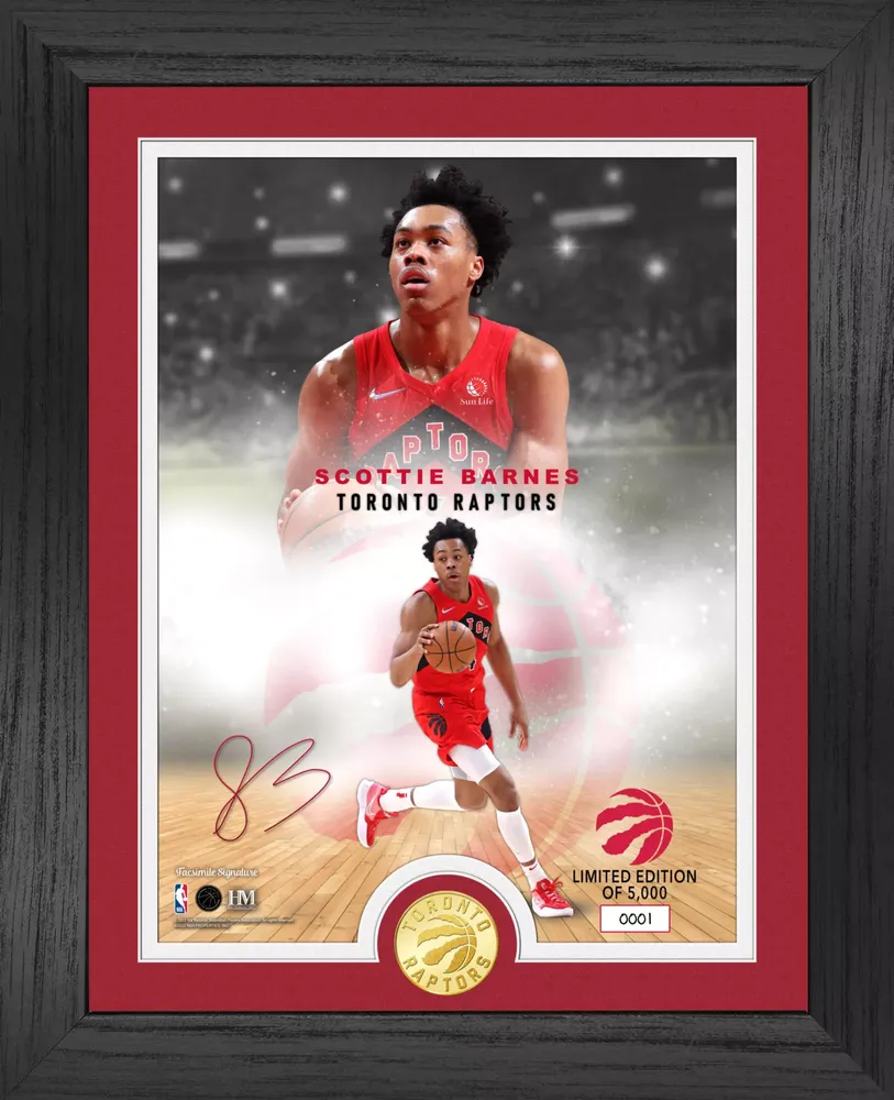 Highland Mint Toronto Raptors Scottie Barnes Legends Bronze Coin Photo Frame