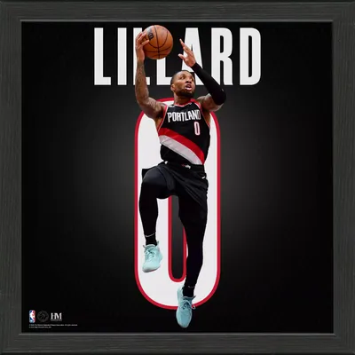 Highland Mint Portland Trail Blazers Damian Lillard Impact Jersey Photo Frame