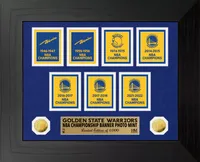 Highland Mint Golden State Warriors 7x Champions Deluxe Banner & Gold Coin Collection