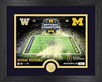 Highland Mint 2023 College Football National Champions Michigan Wolverines Celebration Bronze Coin Photo Mint