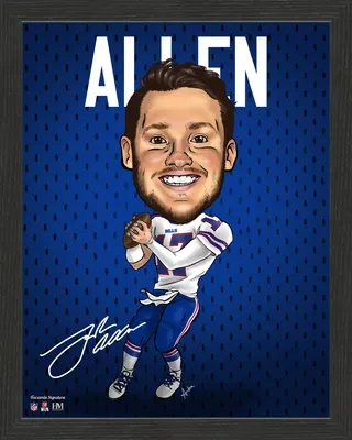 Highland Mint Buffalo Bills Josh Allen Framed Dynamo