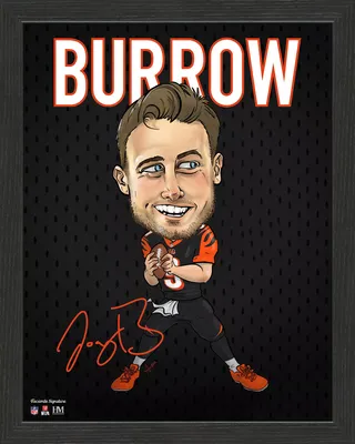 Highland Mint Cincinnati Bengals Joe Burrow Framed Dynamo