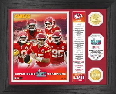 Highland Mint Super Bowl LVII Champions Banner Kansas City Chiefs Bronze Coin Photo Mint