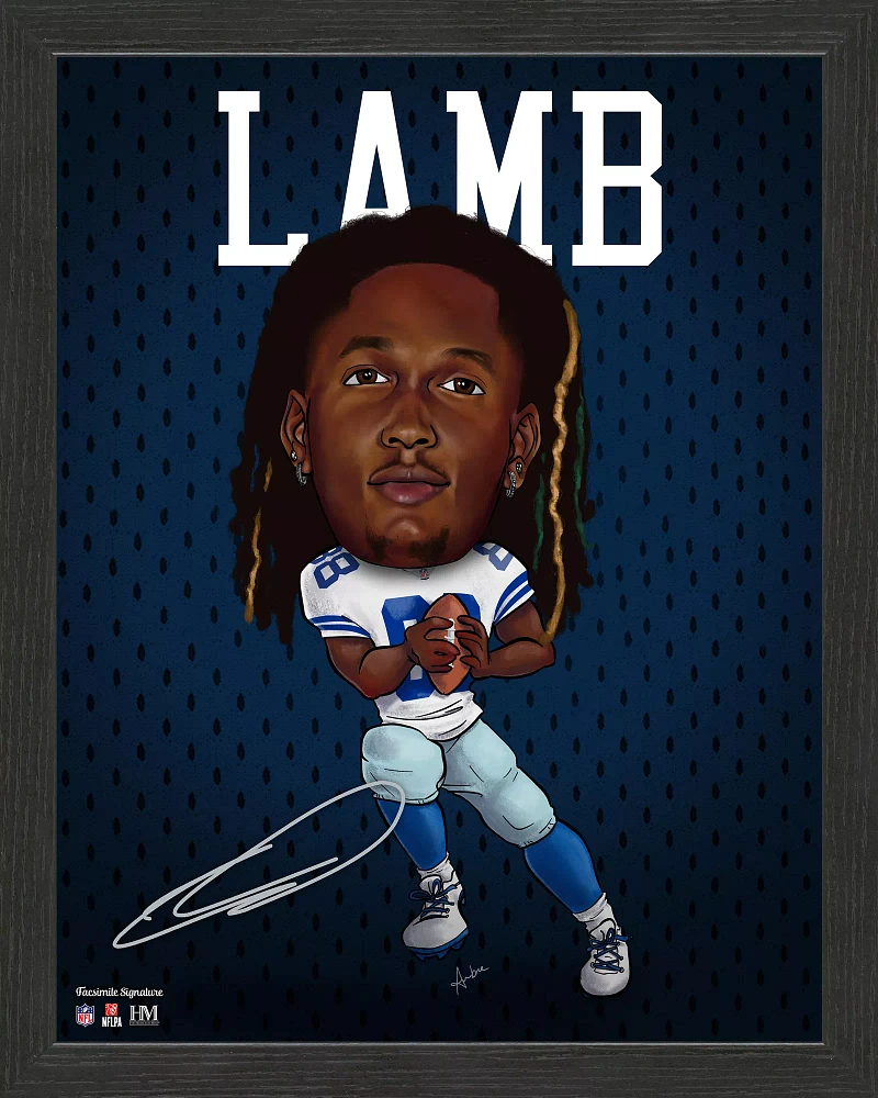 Highland Mint Dallas Cowboys CeeDee Lamb Framed Dynamo