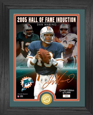 Highland Mint Miami Dolphins Dan Marino Hall of Fame Bronze Coin Photo Mint