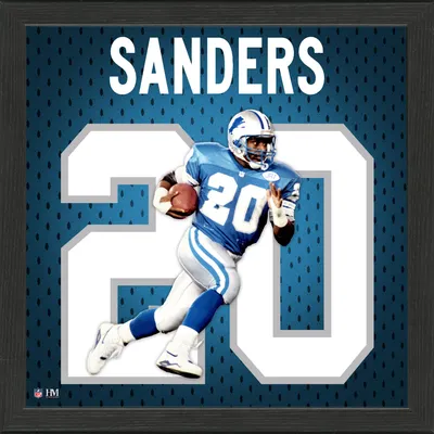 Highland Mint Detroit Lions Barry Sanders Jersey Photo Frame