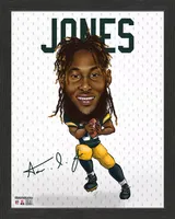 Highland Mint Green Bay Packers Aaron Jones Framed Dynamo