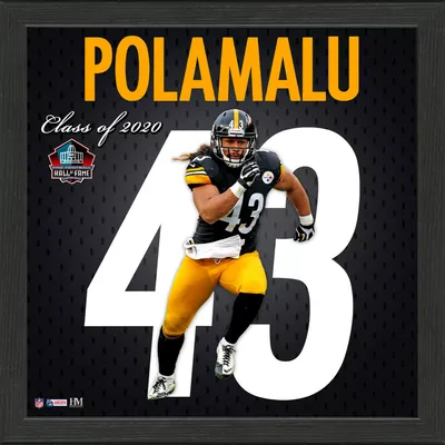 Highland Mint Pittsburgh Steelers Troy Polamalu Impact Frame