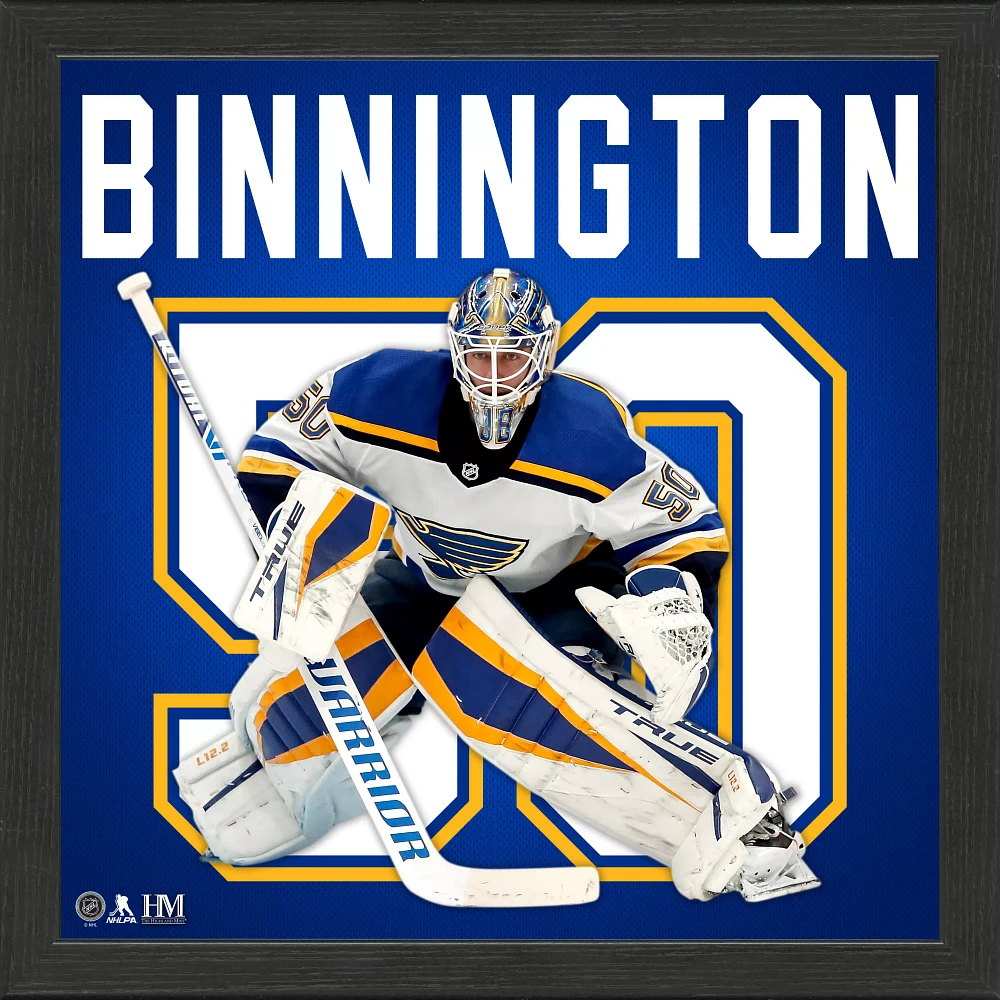 Highland Mint St. Louis Blues Jordan Bennington Impact Jersey Photo Frame