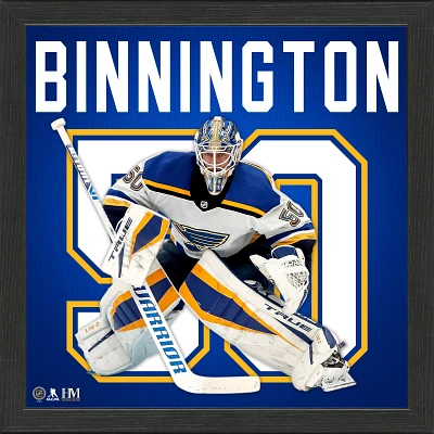 Highland Mint St. Louis Blues Jordan Bennington Impact Jersey Photo Frame