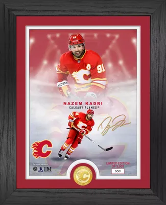 Highland Mint Calgary Flames Nazem Kadri Legends Bronze Coin Photo Frame