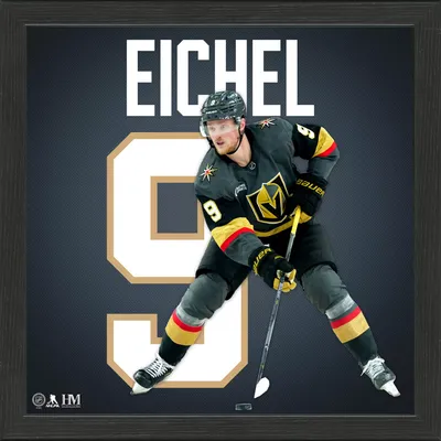 Highland Mint Vegas Golden Knights Jack Eichel Impact Jersey Photo Frame