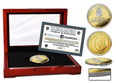 Highland Mint 2022-2023 Stanley Cup Champions Vegas Golden Knights Two-Tone Coin