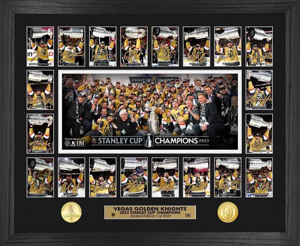 Highland Mint 2022-2023 Stanley Cup Champions Vegas Golden Knights Memorable Moments Photo