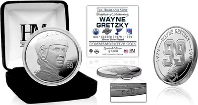 Highland Mint NHL Wayne Gretzky Silver Coin