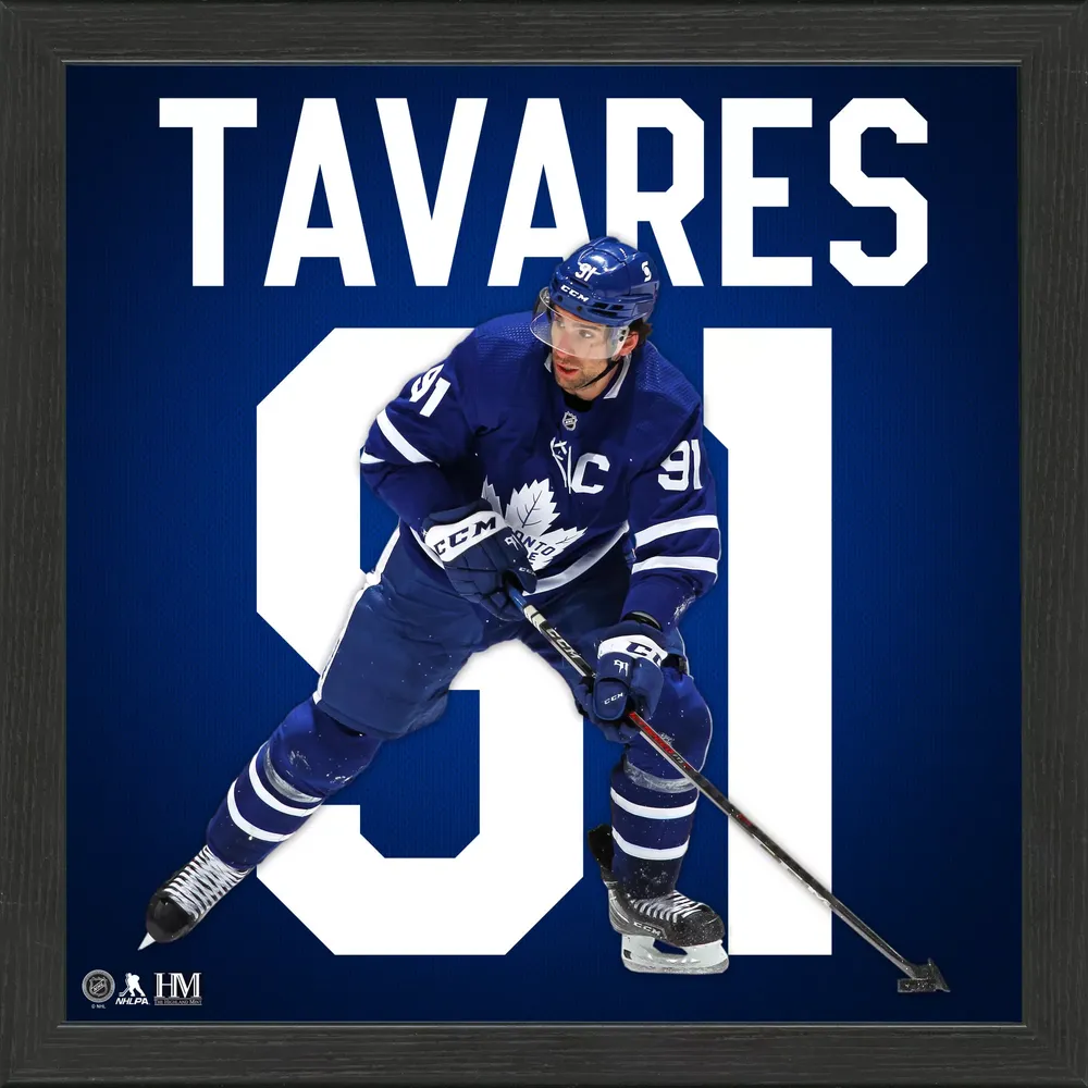 Highland Mint Toronto Maple Leafs John Taveras Impact Jersey Photo Frame