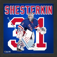 Highland Mint New York Rangers Igor Shesterkin Impact Jersey Photo Frame