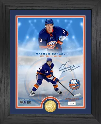 Highland Mint New York Islanders Mathew Barzal Legends Bronze Coin Photo Frame