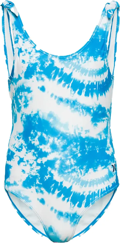 Hurley Girls' Shoulder Tie One-Piece Swimsuit