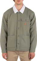 Hurley Men's Bixby Canvas Sherpa Lined Jacket