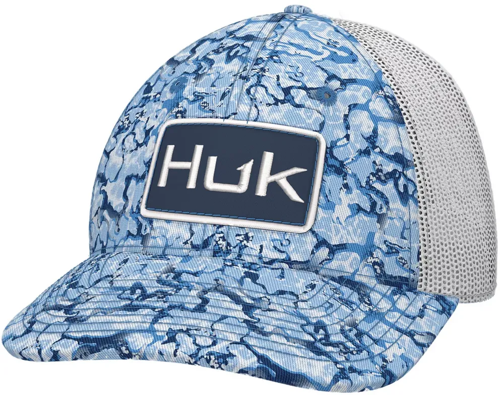 HUK Men's Inside Reef Camo Trucker Hat