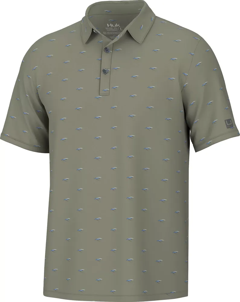 HUK Men's Small Charter Pursuit Polo