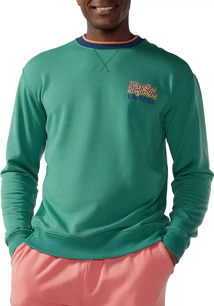 Chubbies Men's Soft Terry Crewneck Fleece